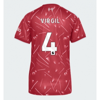 Liverpool Virgil van Dijk #4 Maglia Gara Casa Repliche 2026-27 Donna Maniche Corte